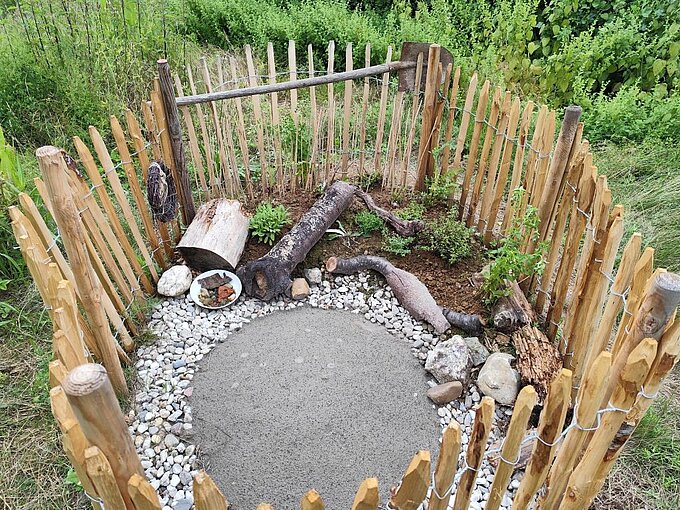 Sandarium fertiggestellt. Foto: NABU Willich